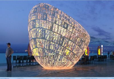 户外广场大型镂空金属元宝博鱼网页版