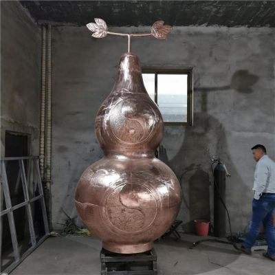 寺庙家居摆放铜雕镇宅辟邪葫芦博鱼网页版