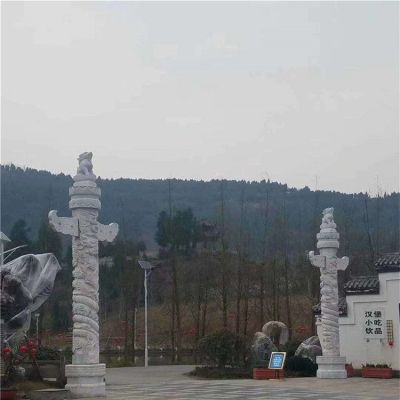 广场大理石石雕户外文化柱博鱼网页版