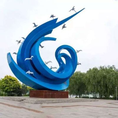 不锈钢创意抽象酒店广场景观博鱼网页版
