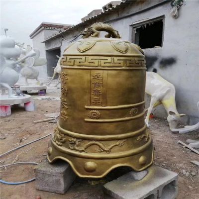 景区摆放警鸣祈福铸铜钟景观博鱼网页版
