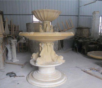 别墅多层喷泉石雕 (2)