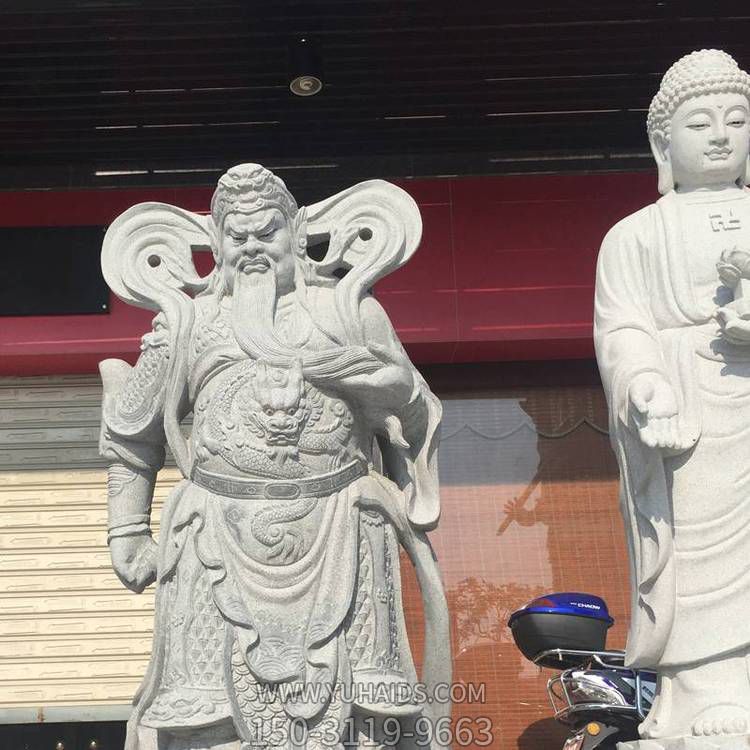 寺庙景区大理石石雕佛像武财神摆件博鱼网页版