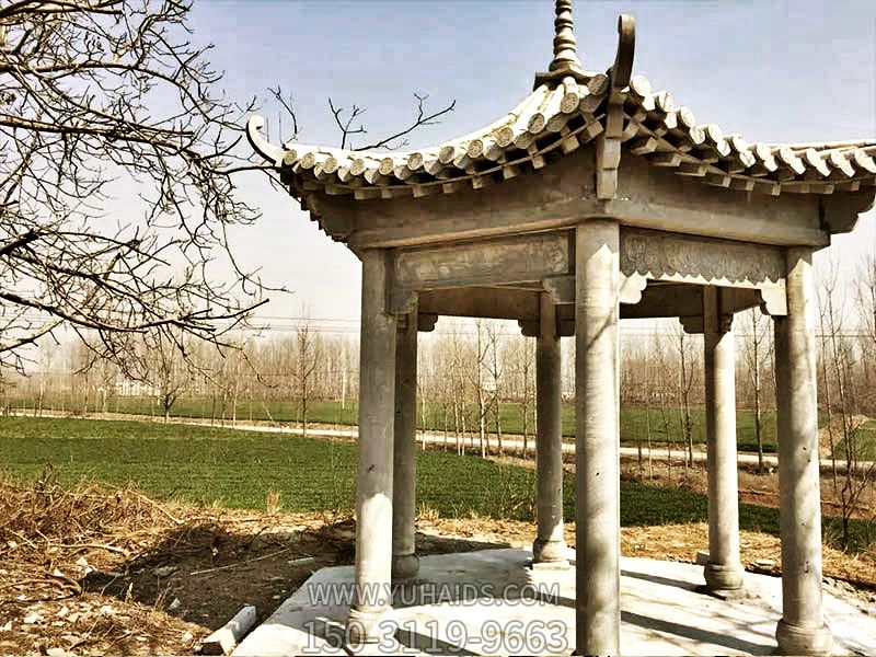 户外景区摆放青石仿古建简易凉亭博鱼网页版