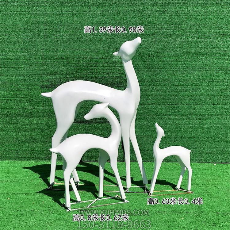 售楼部摆放玻璃钢抽象艺术鹿造型景观博鱼网页版