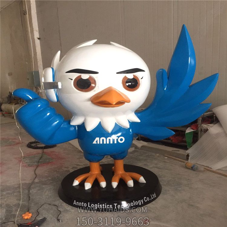 公园摆放的竖大拇指的玻璃钢创意鸡博鱼网页版