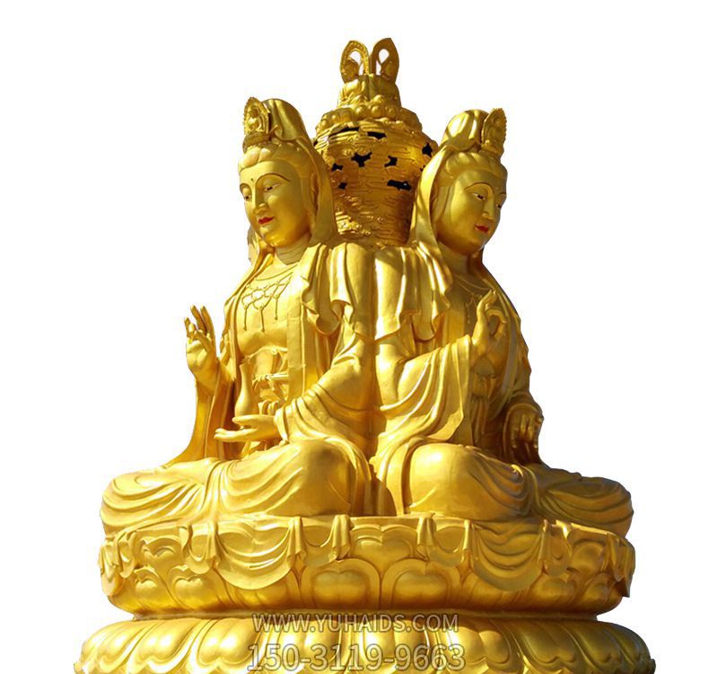 不锈钢鎏金四面观音博鱼网页版