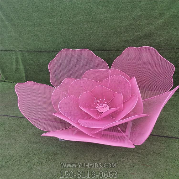 不锈钢彩绘户外园林大型莲花博鱼网页版