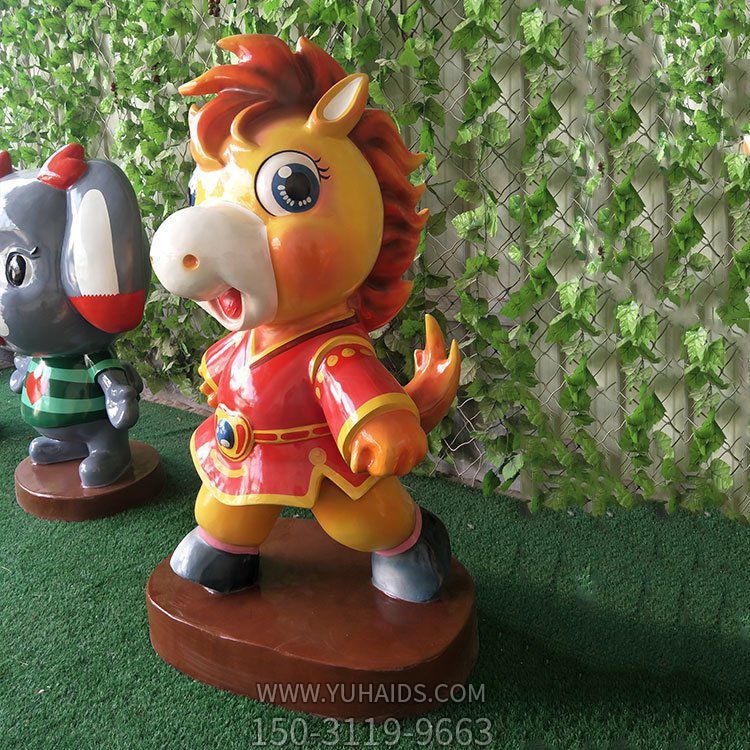 玻璃钢卡通马儿动漫博鱼网页版