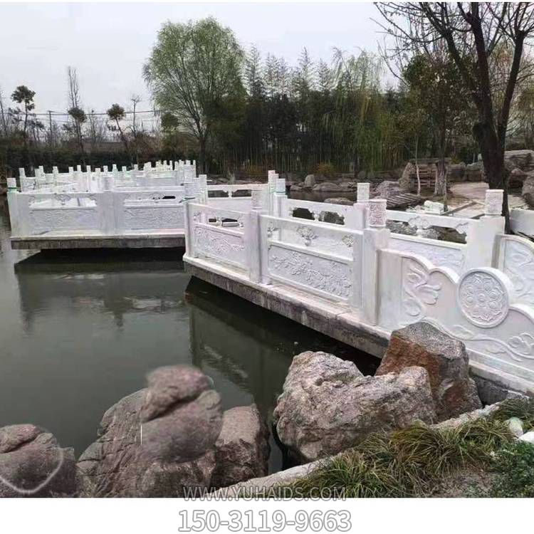 景区园林造景汉白玉浮雕防护栏杆博鱼网页版