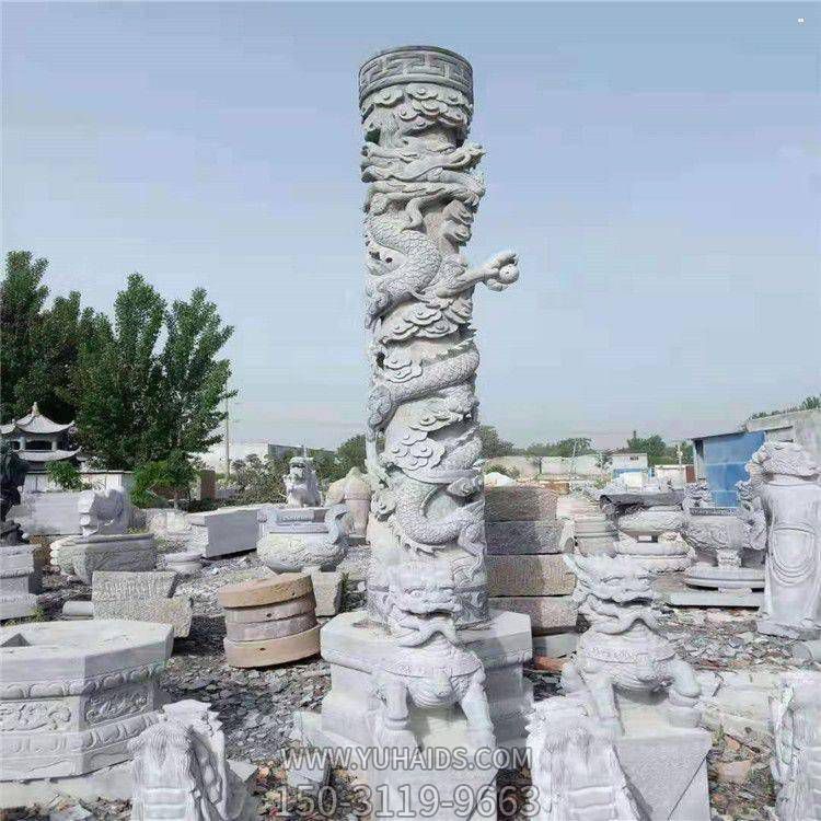 户外广场故宫石龙柱景区花岗岩石雕龙柱盘龙柱博鱼网页版