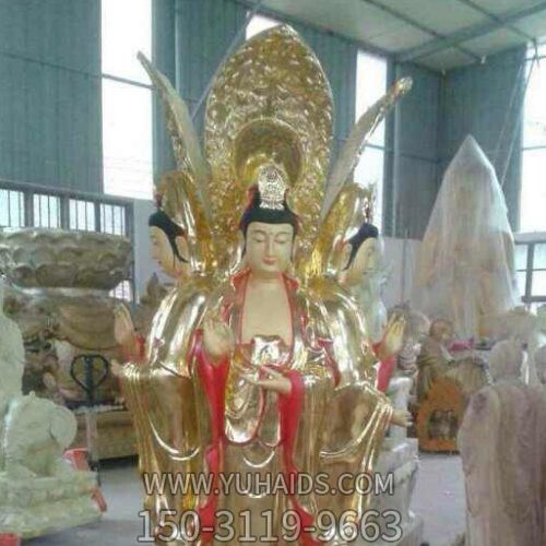 寺庙景区景点大型三面观音博鱼网页版