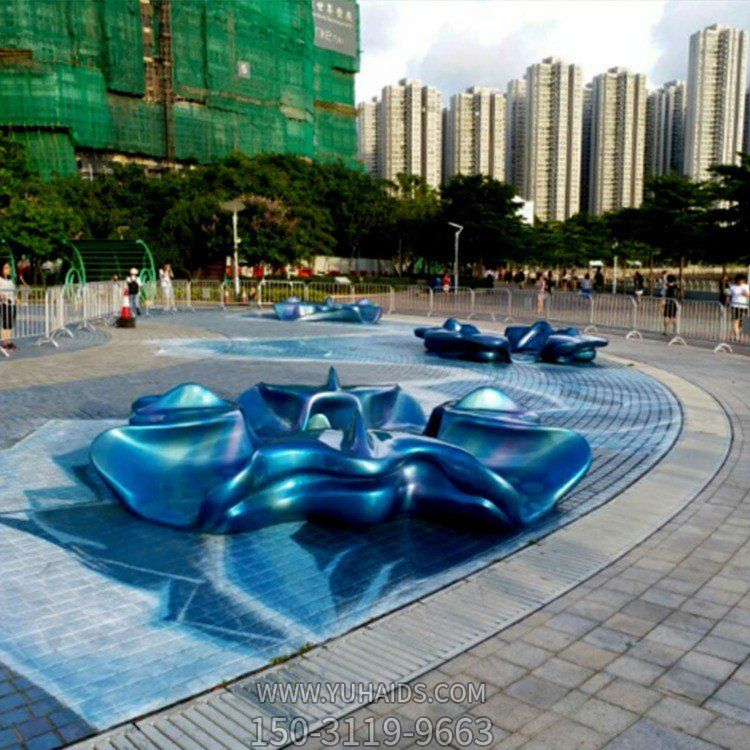 园林广场大型不锈钢景观花朵博鱼网页版