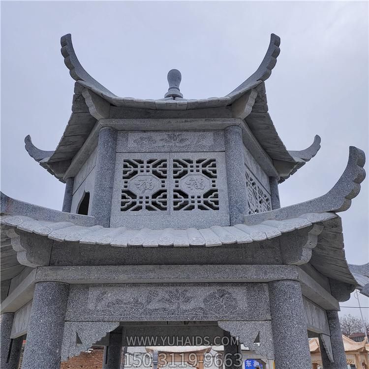 户外园林大理石石雕凉亭博鱼网页版