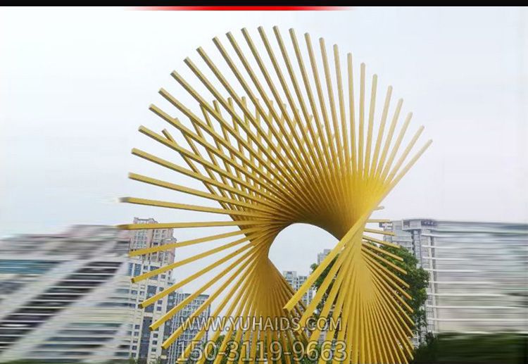 景区广场不锈钢树枝扇形景观博鱼网页版