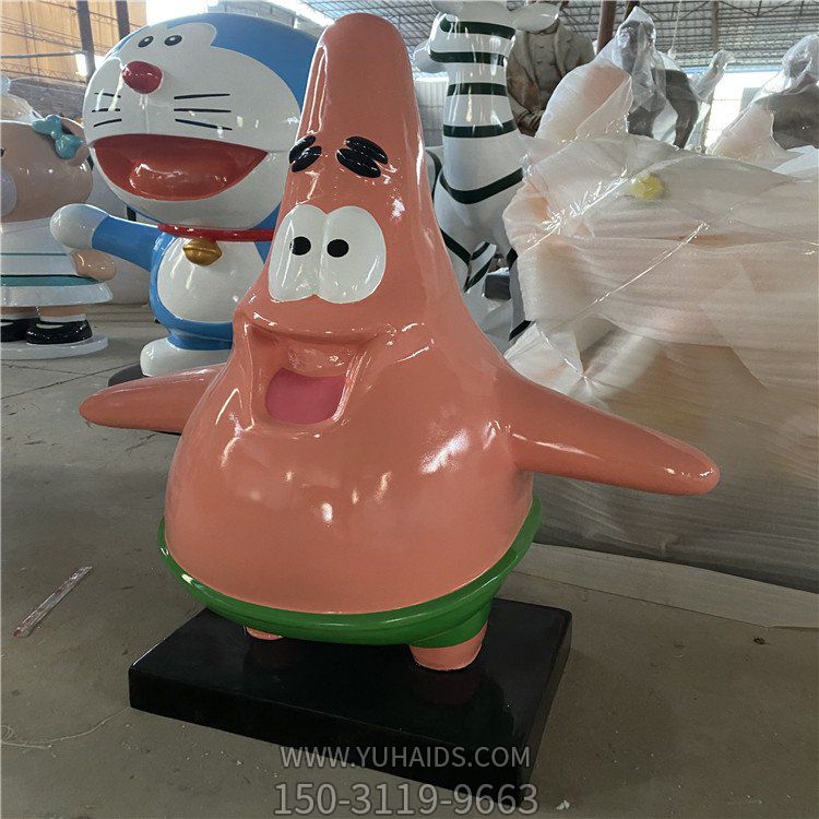 游乐场玻璃钢卡通动物人物形象摆件博鱼网页版