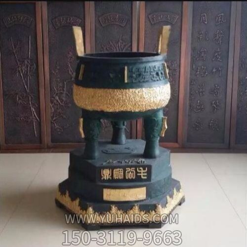 铜雕户外景观祈福三足鼎立博鱼网页版