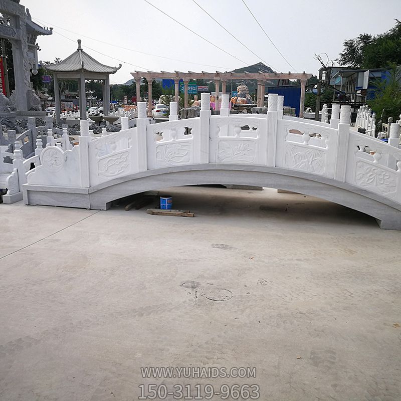 公园汉白玉石雕桥装饰景观博鱼网页版