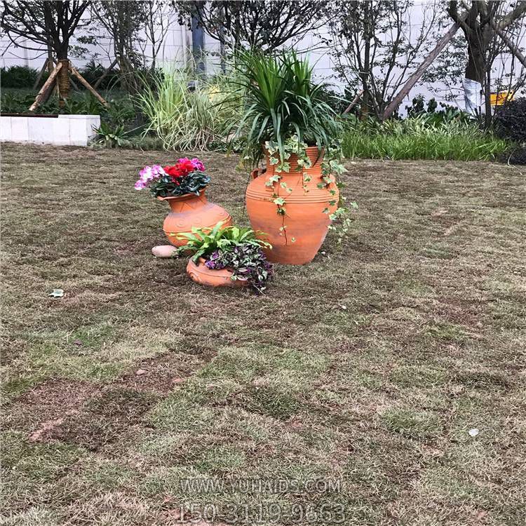 户外园林美陈装饰品不锈钢花盆摆件博鱼网页版