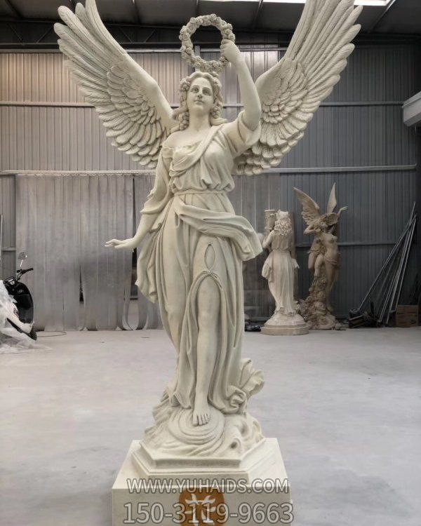 大理石石雕花环西方女神博鱼网页版