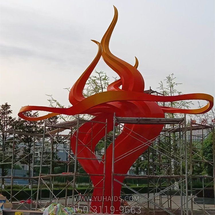 小区别墅不锈钢创意景观博鱼网页版摆件