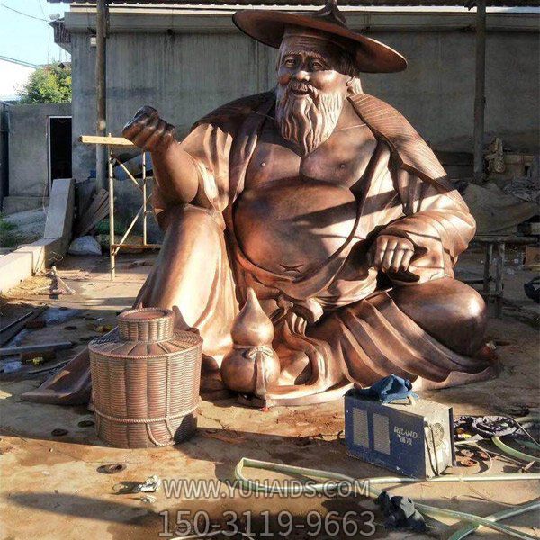 大型古代人物景观玻璃钢仿铜博鱼网页版