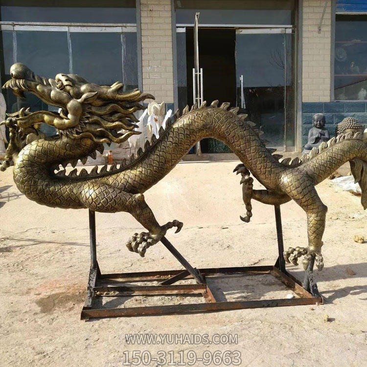 铜雕户外园林大型龙博鱼网页版