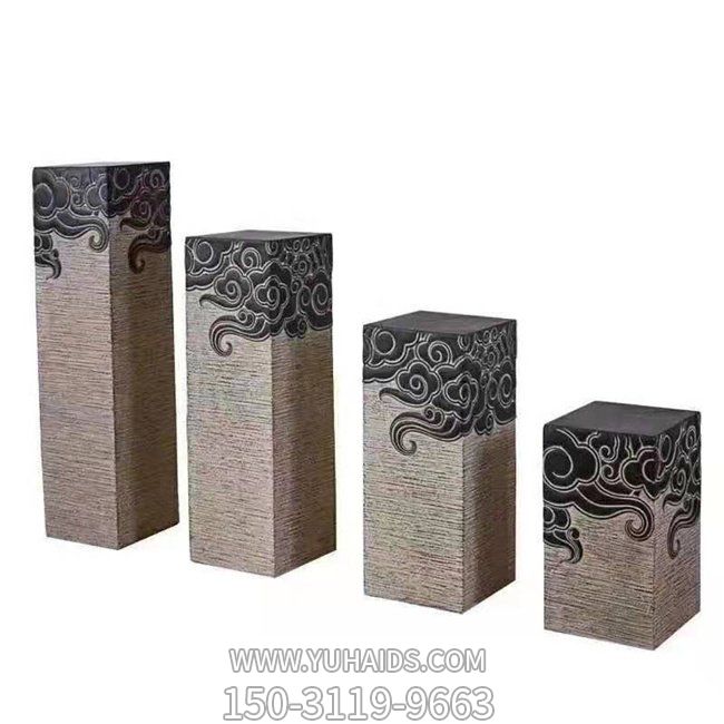 大理石石雕户外庭院石柱博鱼网页版