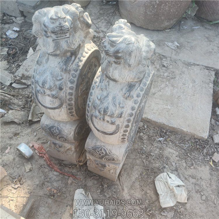 青石狮子造型抱鼓石博鱼网页版