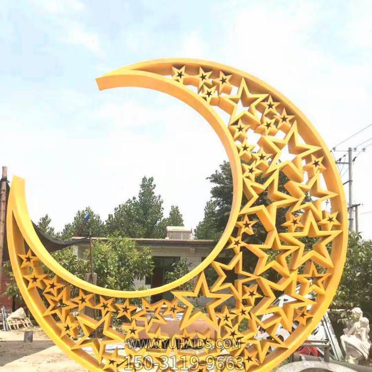 镂空户外园林不锈钢月亮博鱼网页版