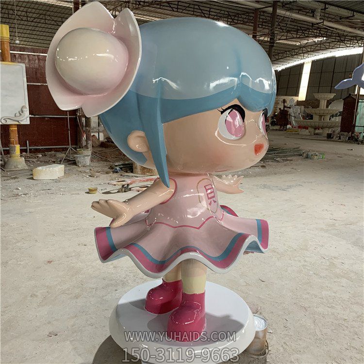 玻璃钢卡通人物摆件  商场店铺博鱼网页版