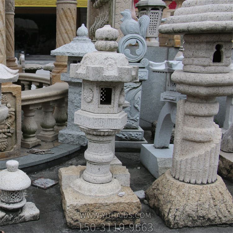 园林景观石灯笼艺术仿古几何石雕工艺品摆件博鱼网页版
