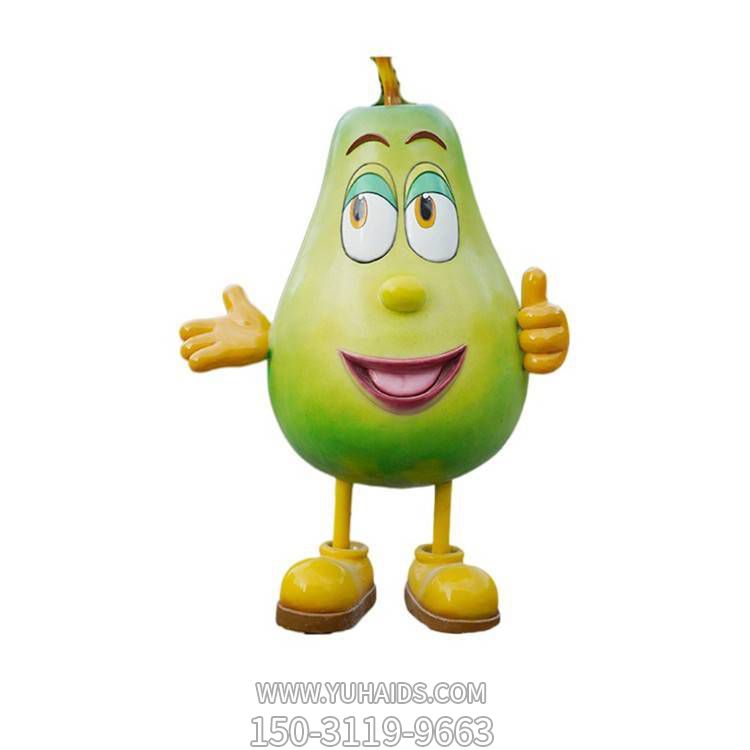 卡通玩偶创意玻璃钢梨博鱼网页版