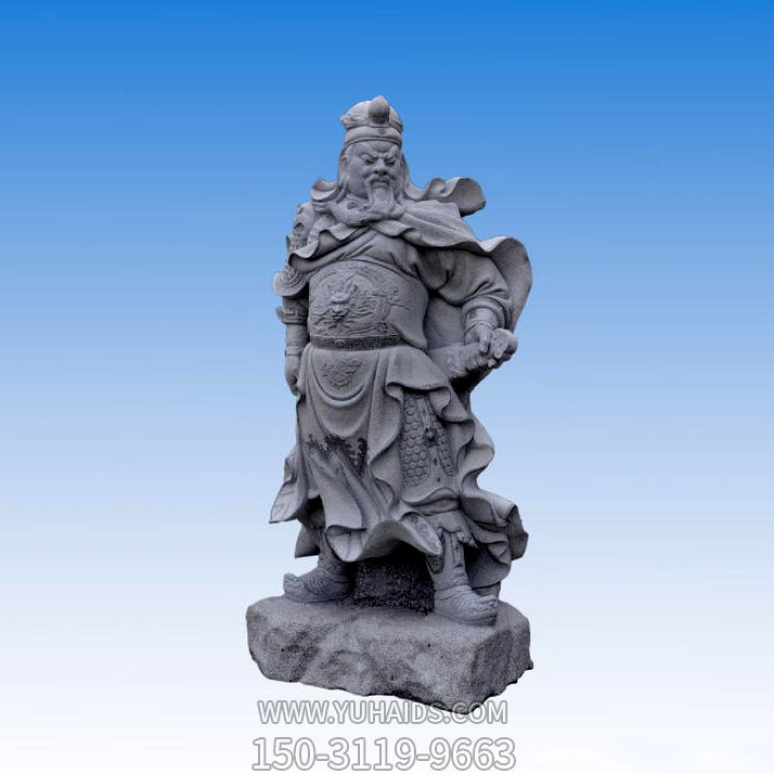 户外景区大理石石雕关公博鱼网页版