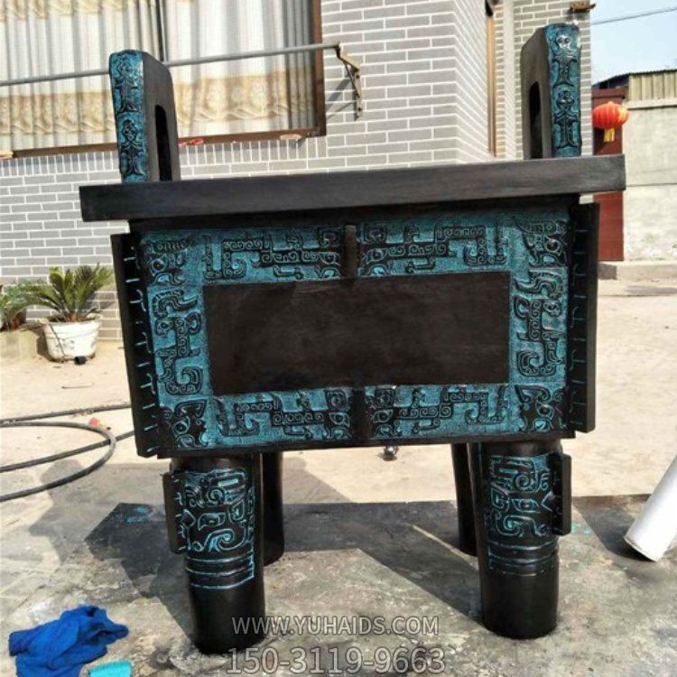 仿古青铜器户外园林大型鼎博鱼网页版