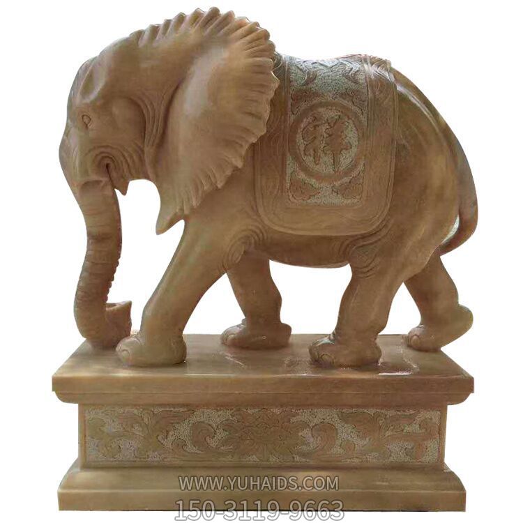 庭院别墅创意黄蜡石石雕大象博鱼网页版