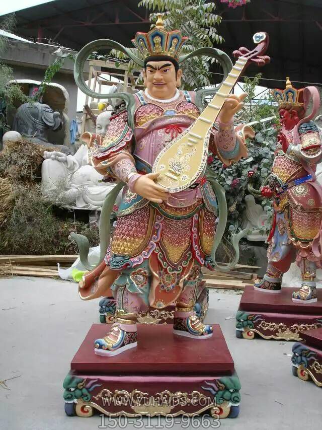 玻璃钢彩绘大型神话人物景观天王博鱼网页版