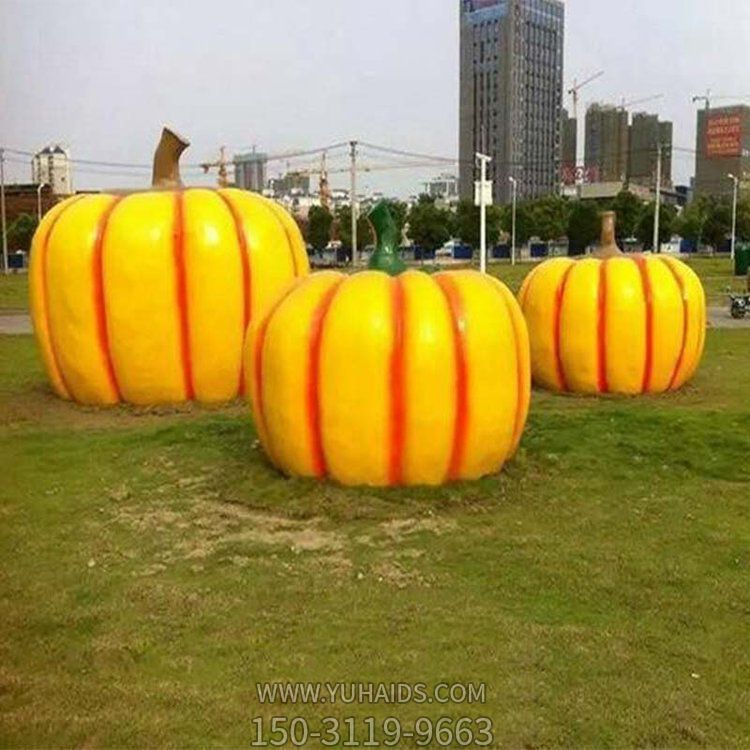 大型玻璃钢仿真农作物南瓜博鱼网页版