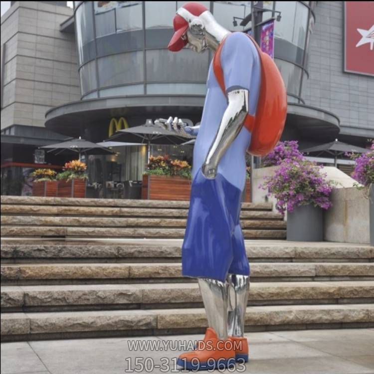 户外广场玻璃钢创意抽象人物博鱼网页版