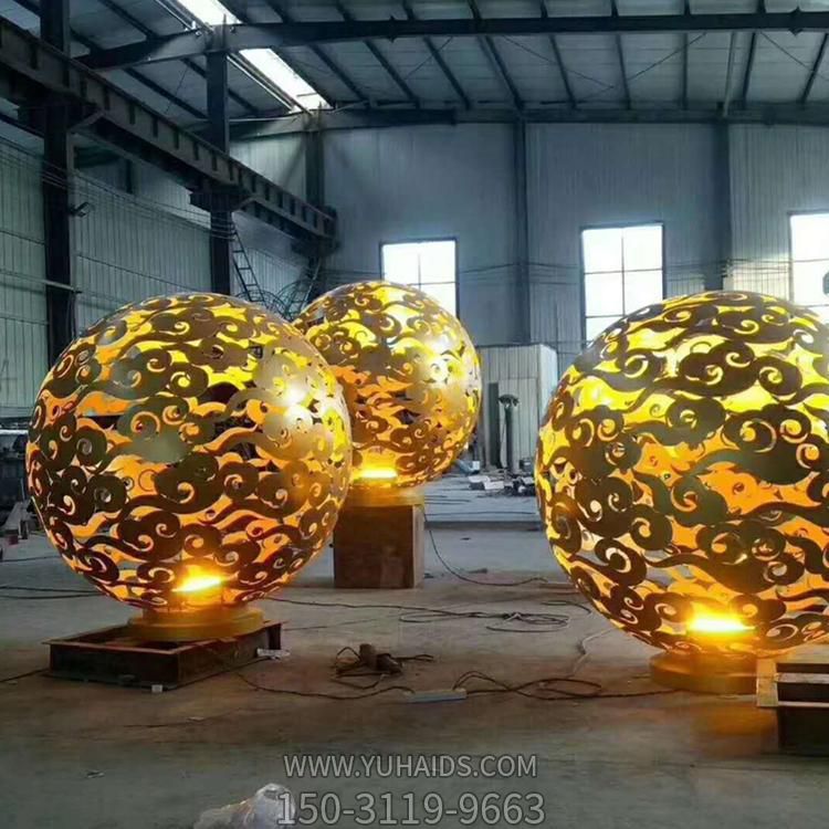 广场不锈钢镂空创意景观摆件博鱼网页版