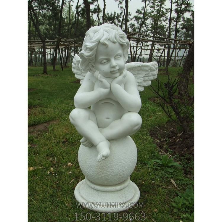 大理石石雕西方小天使博鱼网页版