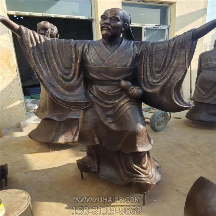 古代名人铜雕户外园林人物博鱼网页版
