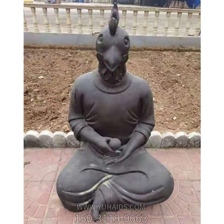 玻璃钢仿铜园林和创意人身兽面鸡博鱼网页版