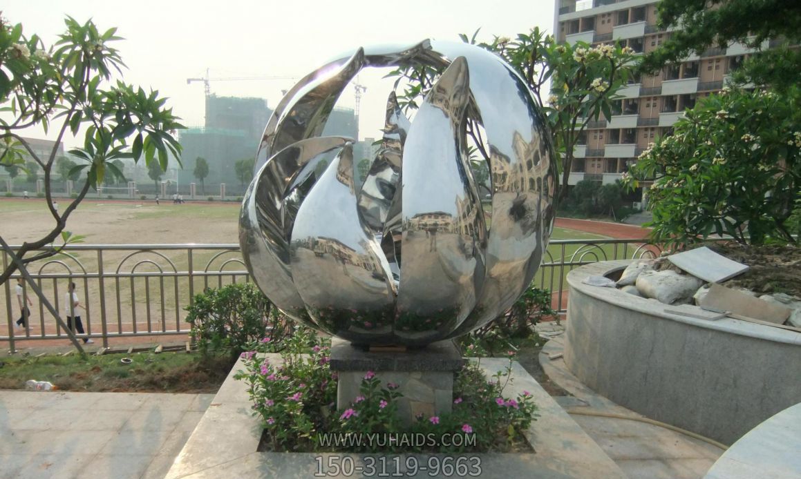 公园不锈钢白钢含苞待放的花朵博鱼网页版