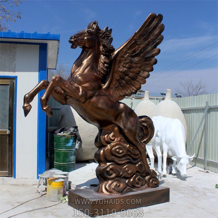 景区广场玻璃钢卡通恐龙大象飞马各种动物博鱼网页版