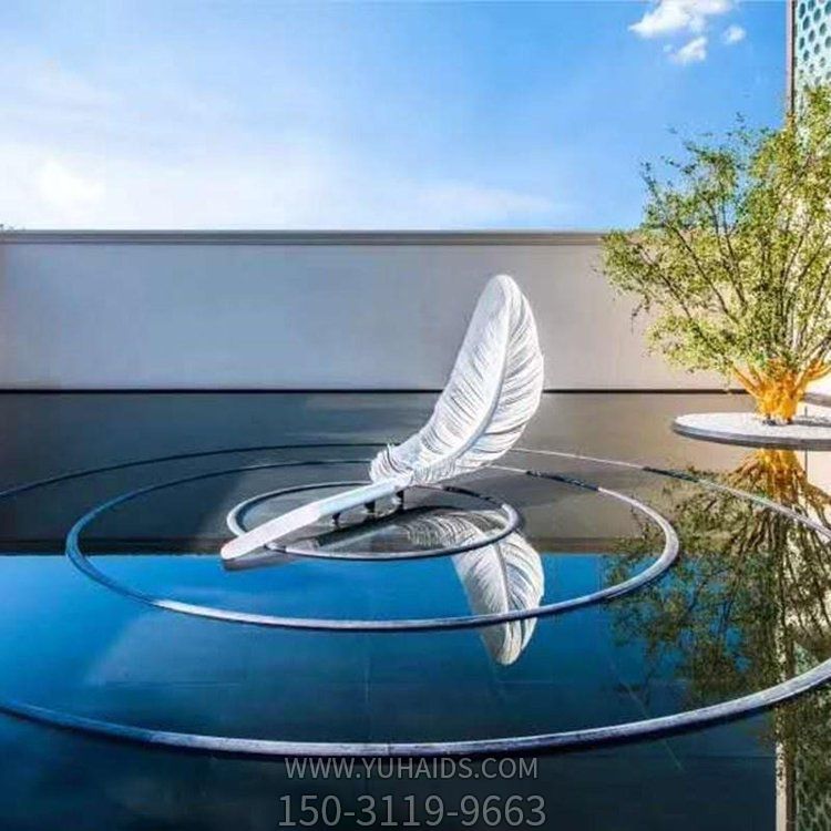 广场城市大型不锈钢创意景观摆件博鱼网页版