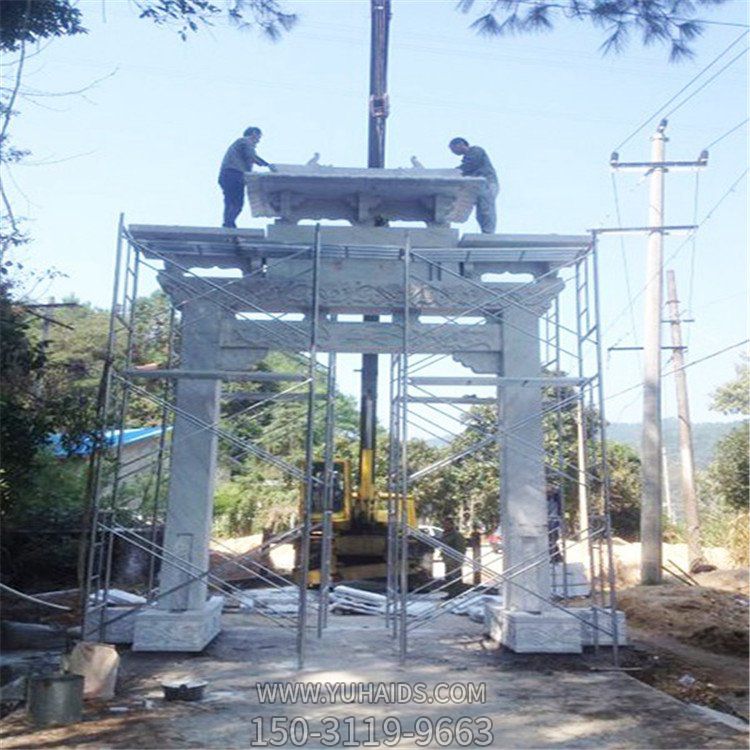 大理石石雕户外景观牌坊博鱼网页版