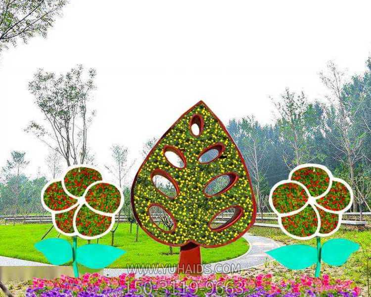 园林植物绿雕 仿真五色草造型性城市景观 博鱼网页版