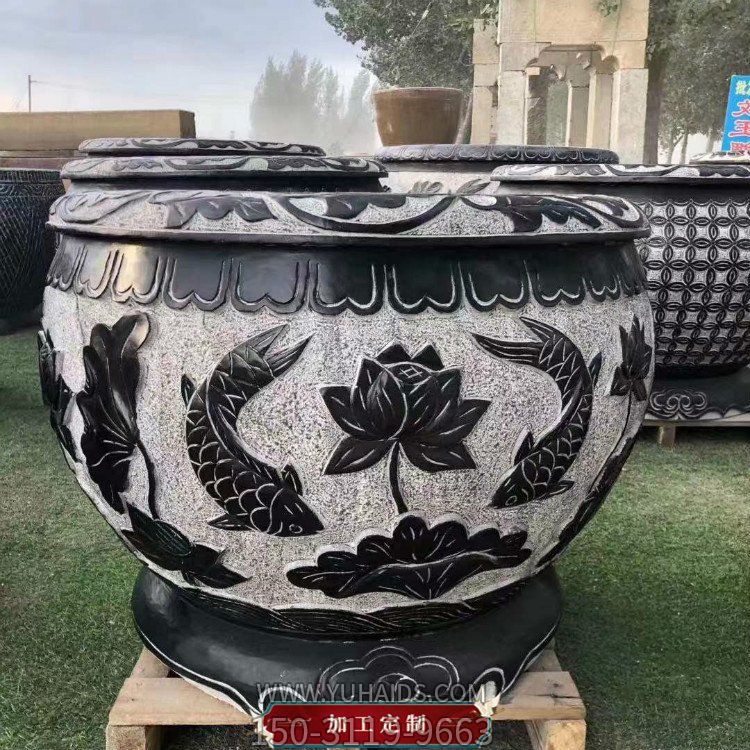  青石石雕鱼缸水缸博鱼网页版