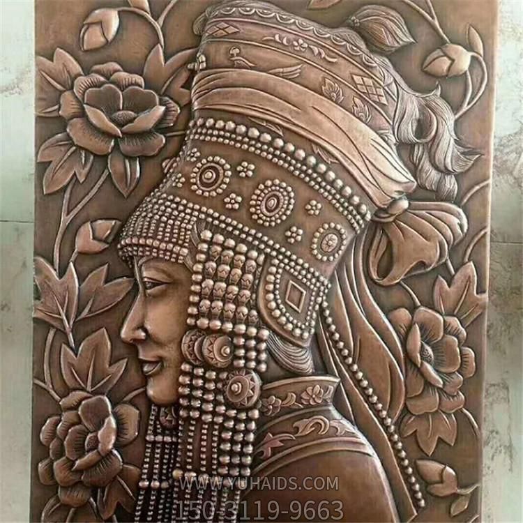 庭院装饰大型紫铜浮雕壁画博鱼网页版